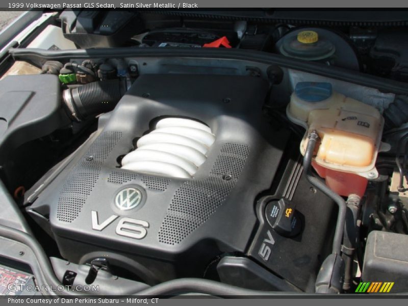 Satin Silver Metallic / Black 1999 Volkswagen Passat GLS Sedan