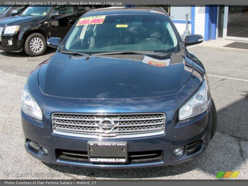 Navy Blue Metallic / Charcoal 2009 Nissan Maxima 3.5 SV Sport