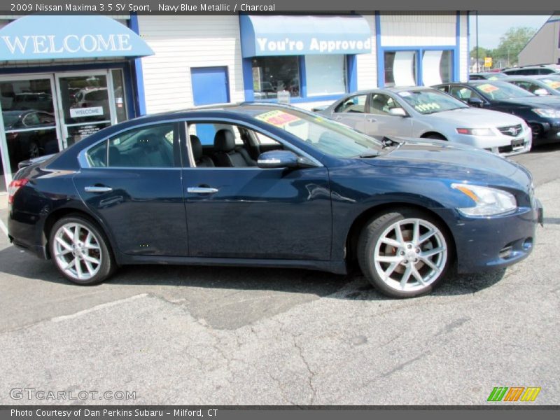Navy Blue Metallic / Charcoal 2009 Nissan Maxima 3.5 SV Sport