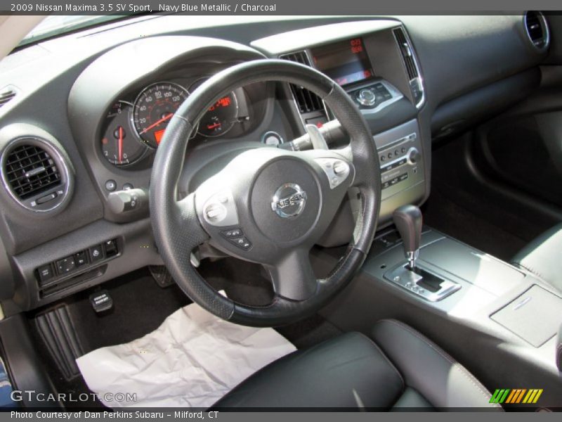 Navy Blue Metallic / Charcoal 2009 Nissan Maxima 3.5 SV Sport