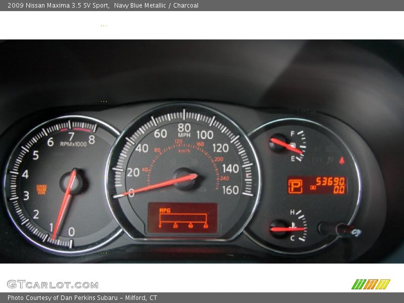 Navy Blue Metallic / Charcoal 2009 Nissan Maxima 3.5 SV Sport