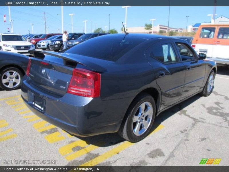 Steel Blue Metallic / Dark Slate Gray 2008 Dodge Charger SXT