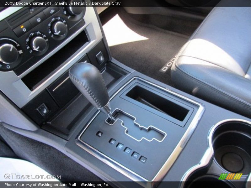 Steel Blue Metallic / Dark Slate Gray 2008 Dodge Charger SXT