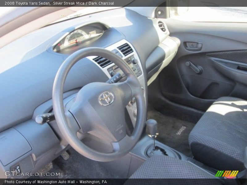 Silver Streak Mica / Dark Charcoal 2008 Toyota Yaris Sedan