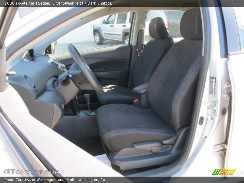 Silver Streak Mica / Dark Charcoal 2008 Toyota Yaris Sedan