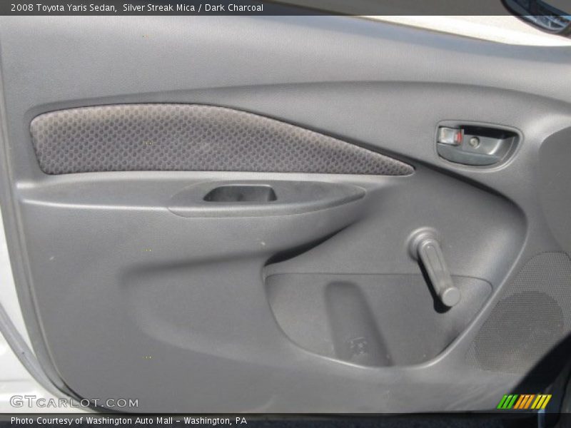 Silver Streak Mica / Dark Charcoal 2008 Toyota Yaris Sedan