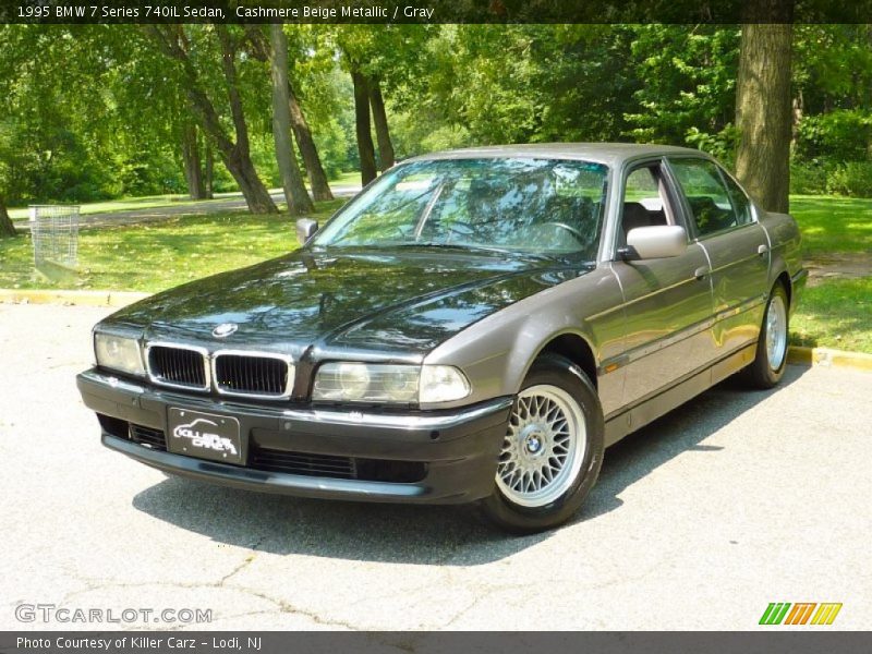 Cashmere Beige Metallic / Gray 1995 BMW 7 Series 740iL Sedan
