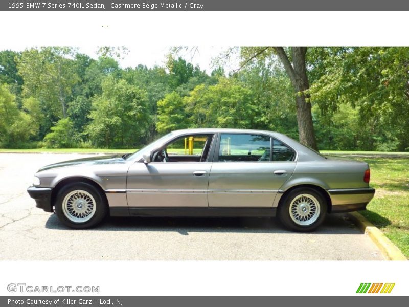Cashmere Beige Metallic / Gray 1995 BMW 7 Series 740iL Sedan