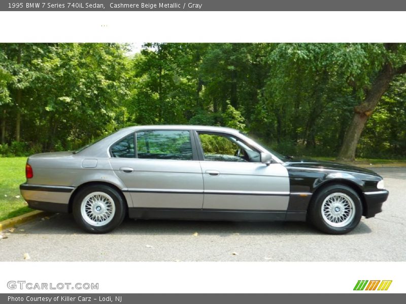 Cashmere Beige Metallic / Gray 1995 BMW 7 Series 740iL Sedan