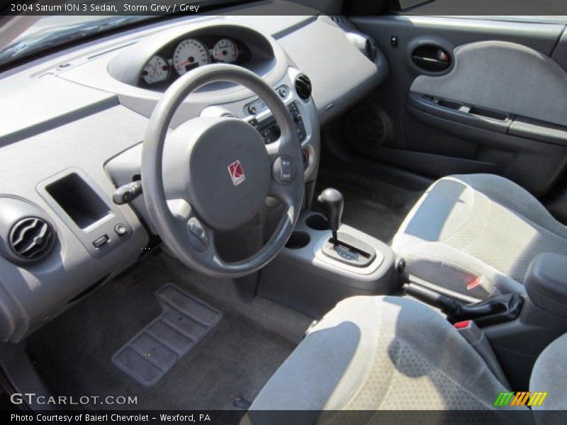 Storm Grey / Grey 2004 Saturn ION 3 Sedan