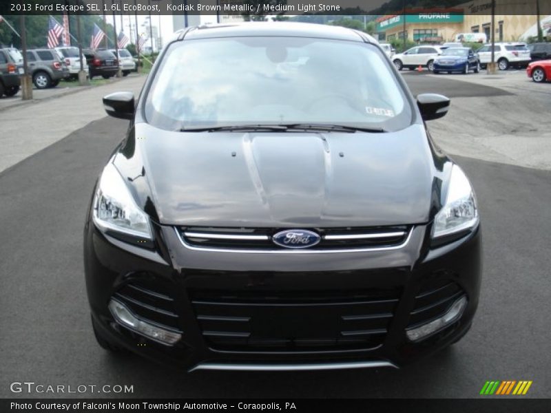Kodiak Brown Metallic / Medium Light Stone 2013 Ford Escape SEL 1.6L EcoBoost