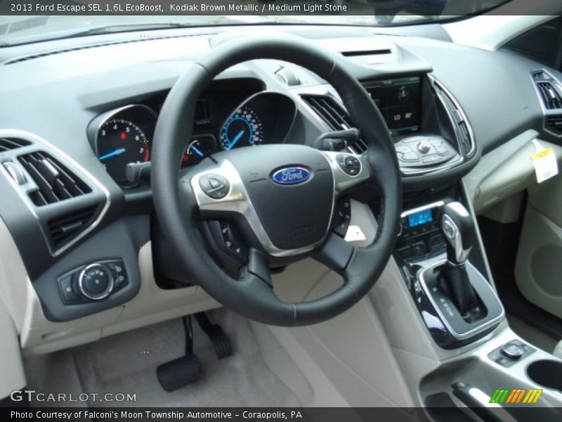 Medium Light Stone Interior - 2013 Escape SEL 1.6L EcoBoost 