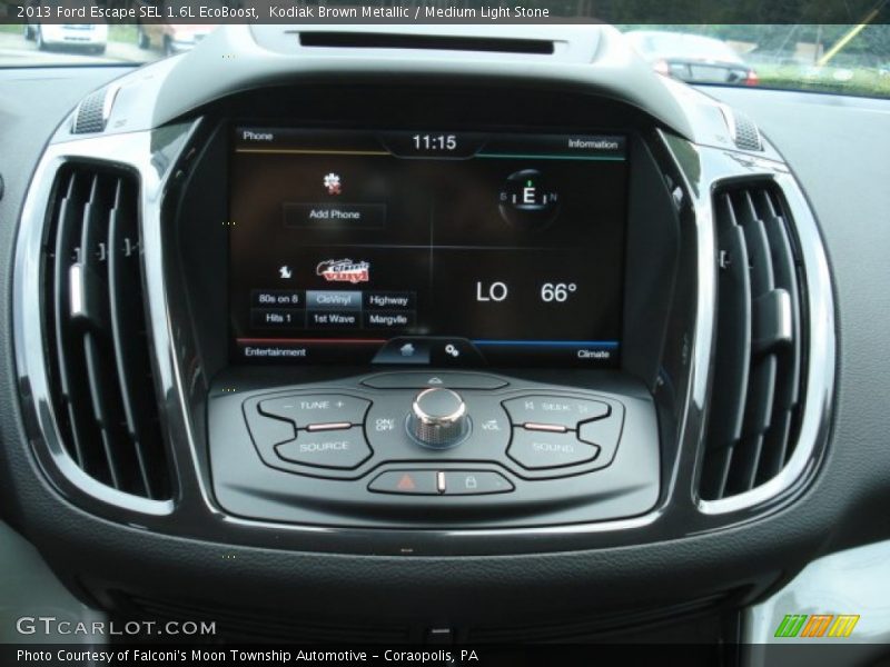 Kodiak Brown Metallic / Medium Light Stone 2013 Ford Escape SEL 1.6L EcoBoost
