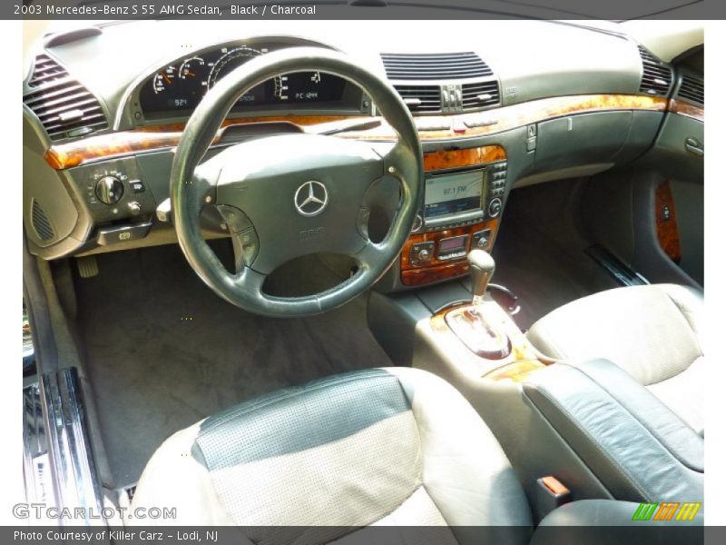 Black / Charcoal 2003 Mercedes-Benz S 55 AMG Sedan