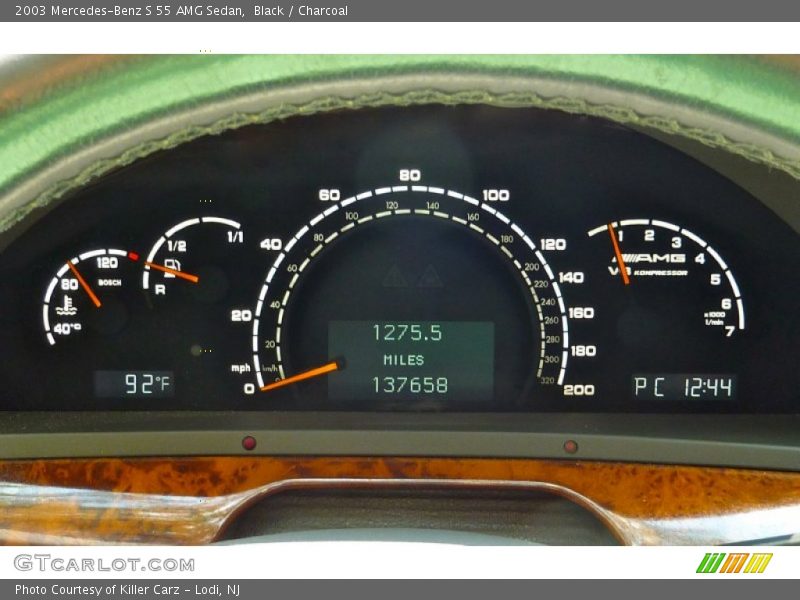 Black / Charcoal 2003 Mercedes-Benz S 55 AMG Sedan