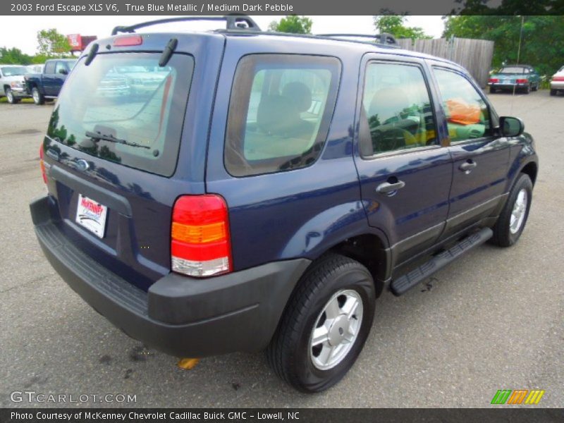 True Blue Metallic / Medium Dark Pebble 2003 Ford Escape XLS V6