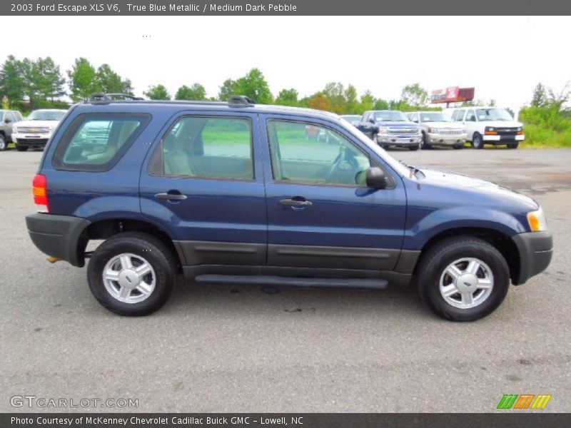 True Blue Metallic / Medium Dark Pebble 2003 Ford Escape XLS V6