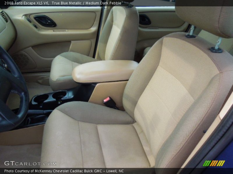True Blue Metallic / Medium Dark Pebble 2003 Ford Escape XLS V6