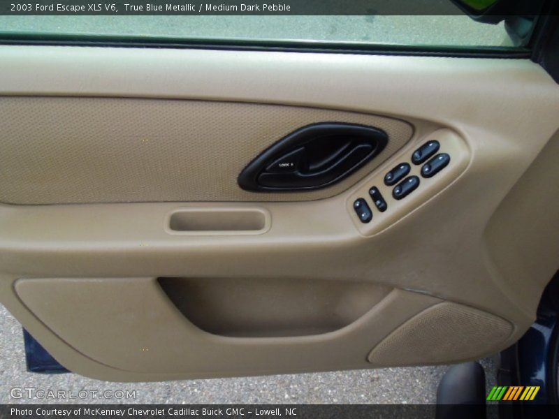 True Blue Metallic / Medium Dark Pebble 2003 Ford Escape XLS V6
