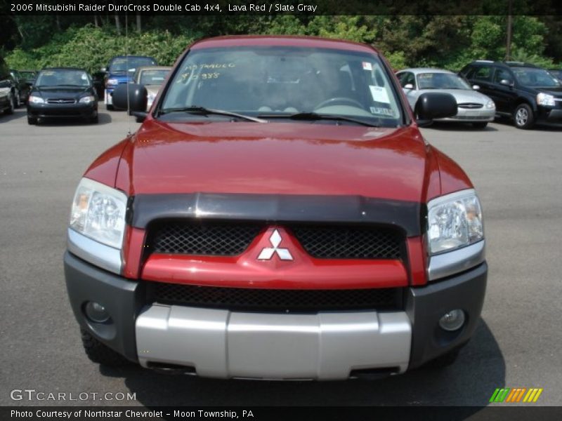 Lava Red / Slate Gray 2006 Mitsubishi Raider DuroCross Double Cab 4x4