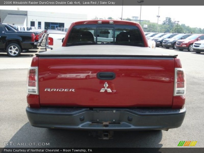 Lava Red / Slate Gray 2006 Mitsubishi Raider DuroCross Double Cab 4x4