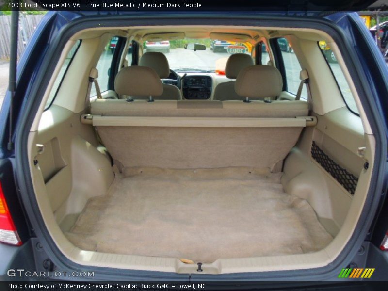 True Blue Metallic / Medium Dark Pebble 2003 Ford Escape XLS V6