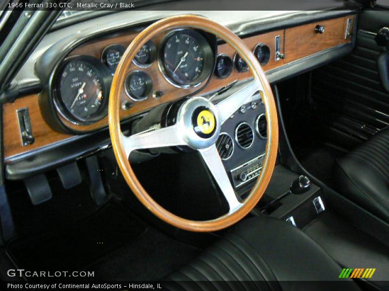 Metallic Gray / Black 1966 Ferrari 330 GTC