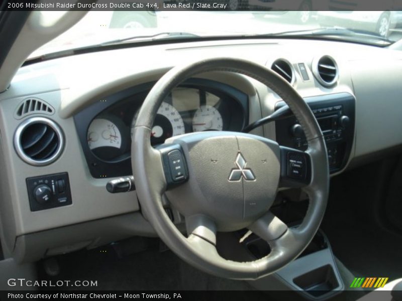 Lava Red / Slate Gray 2006 Mitsubishi Raider DuroCross Double Cab 4x4