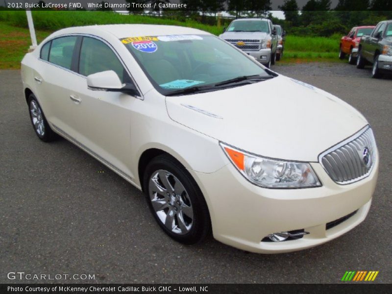 White Diamond Tricoat / Cashmere 2012 Buick LaCrosse FWD