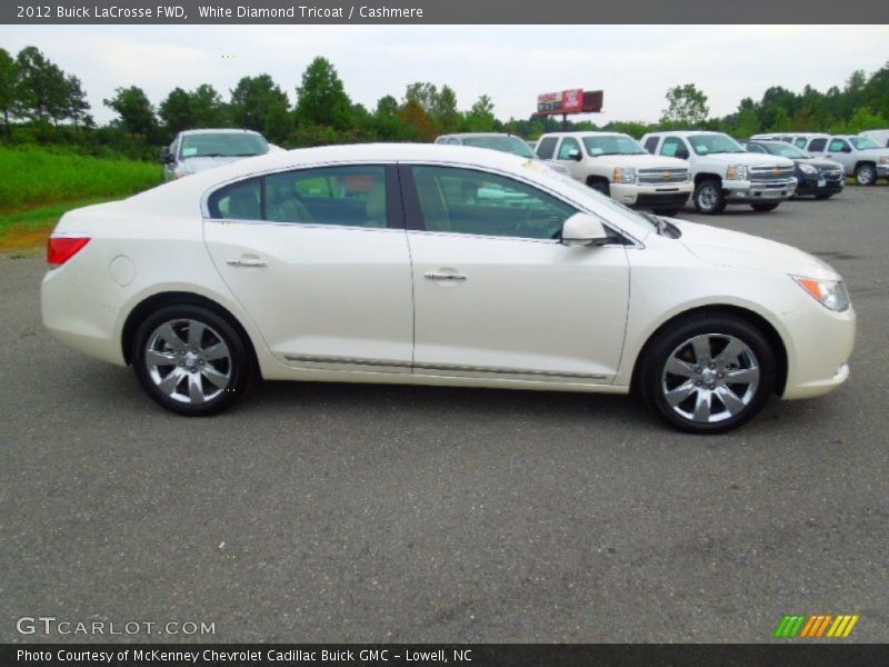 White Diamond Tricoat / Cashmere 2012 Buick LaCrosse FWD