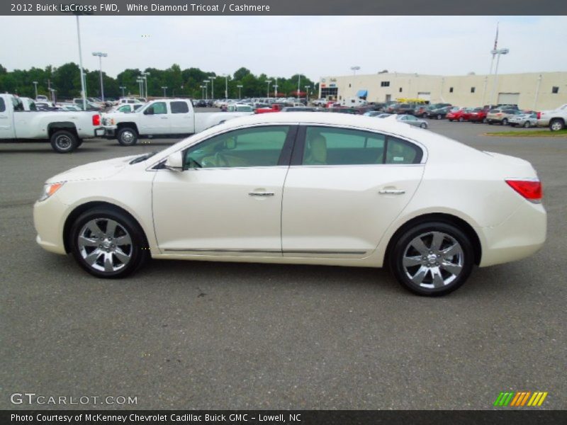 White Diamond Tricoat / Cashmere 2012 Buick LaCrosse FWD