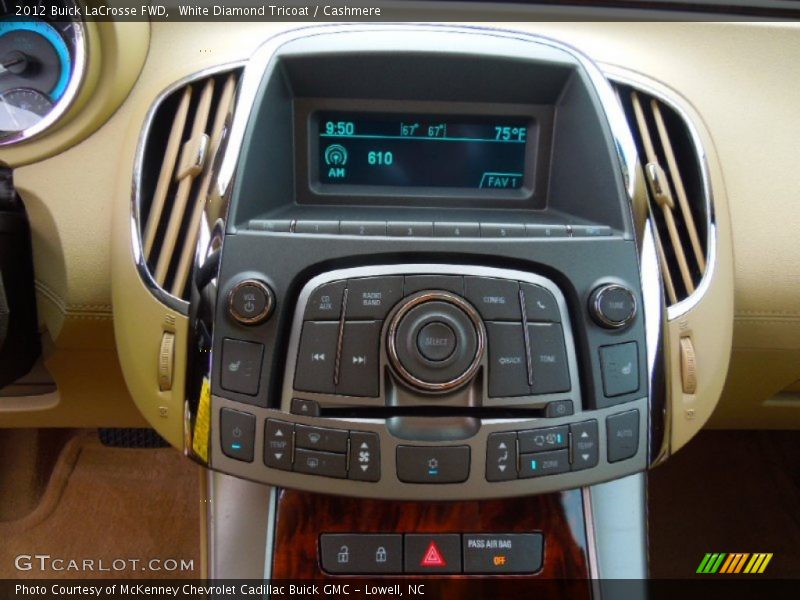 White Diamond Tricoat / Cashmere 2012 Buick LaCrosse FWD