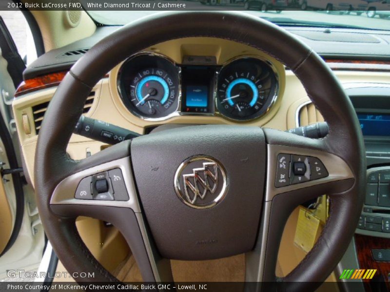 White Diamond Tricoat / Cashmere 2012 Buick LaCrosse FWD