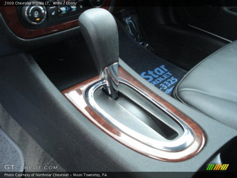 White / Ebony 2009 Chevrolet Impala LT