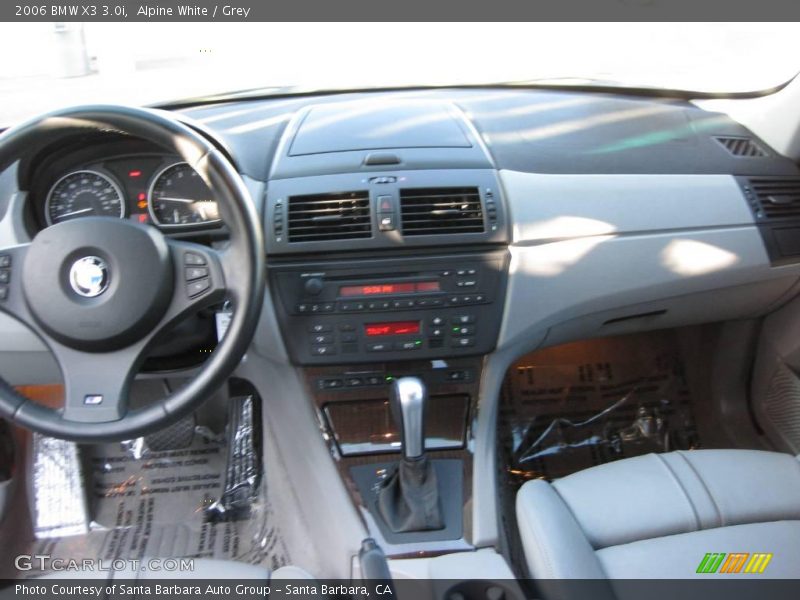 Alpine White / Grey 2006 BMW X3 3.0i