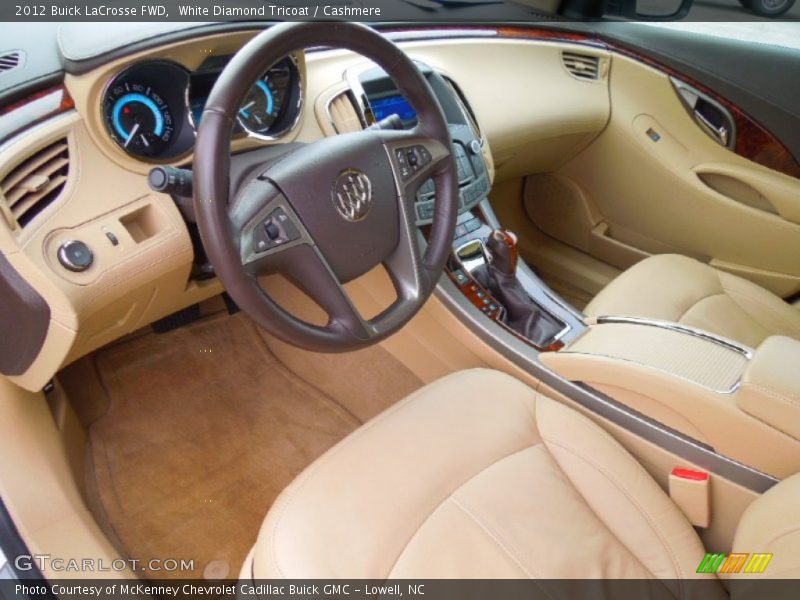 White Diamond Tricoat / Cashmere 2012 Buick LaCrosse FWD