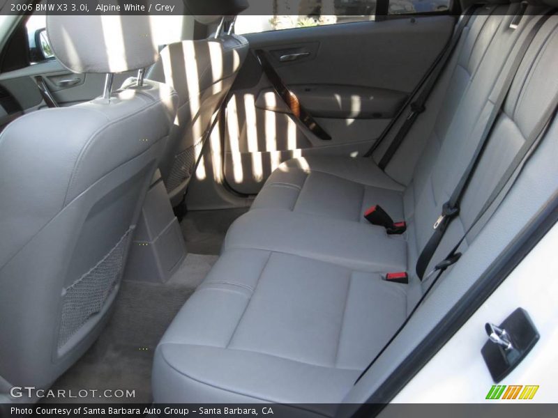 Alpine White / Grey 2006 BMW X3 3.0i
