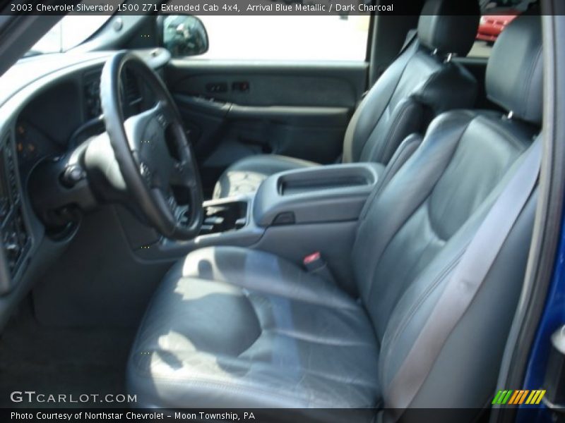 Arrival Blue Metallic / Dark Charcoal 2003 Chevrolet Silverado 1500 Z71 Extended Cab 4x4