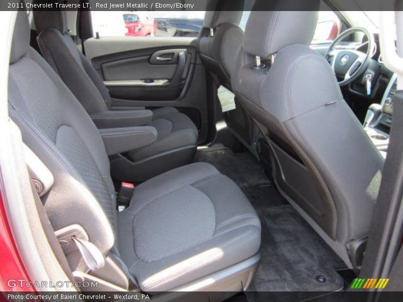 Red Jewel Metallic / Ebony/Ebony 2011 Chevrolet Traverse LT