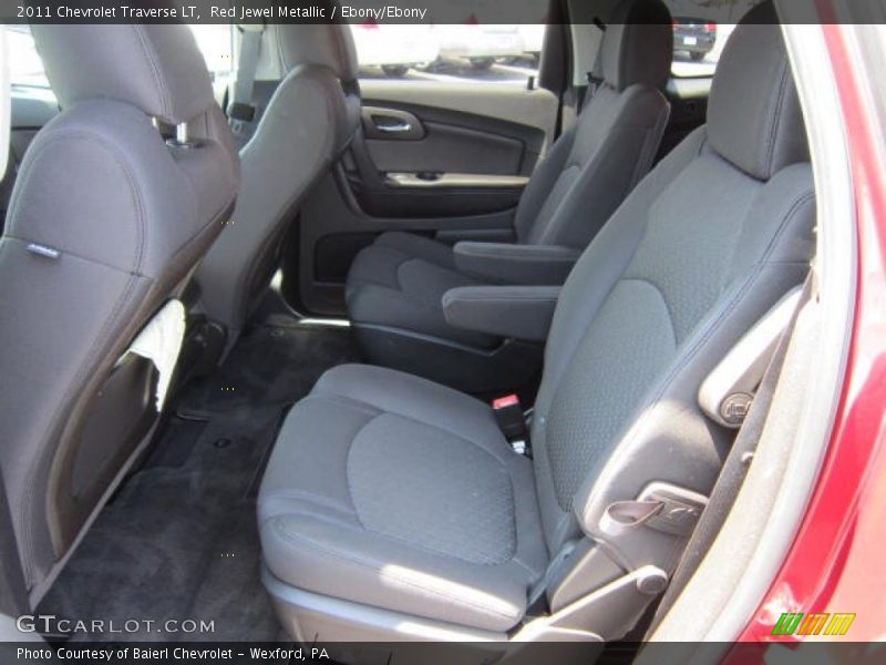 Red Jewel Metallic / Ebony/Ebony 2011 Chevrolet Traverse LT
