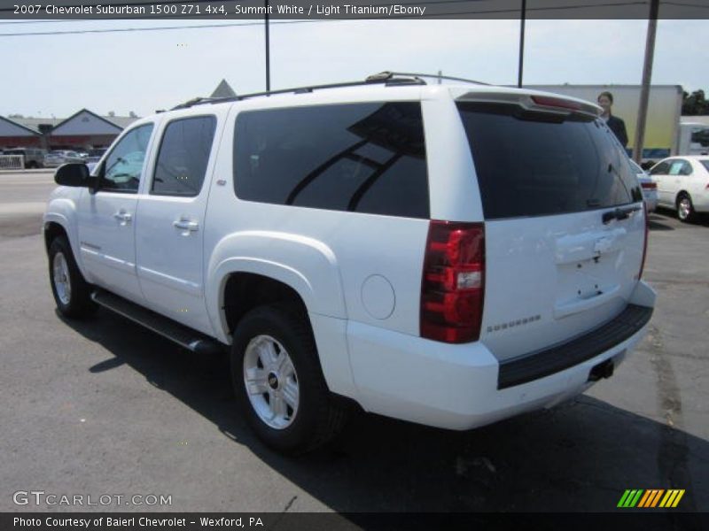Summit White / Light Titanium/Ebony 2007 Chevrolet Suburban 1500 Z71 4x4