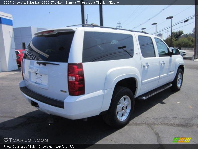 Summit White / Light Titanium/Ebony 2007 Chevrolet Suburban 1500 Z71 4x4