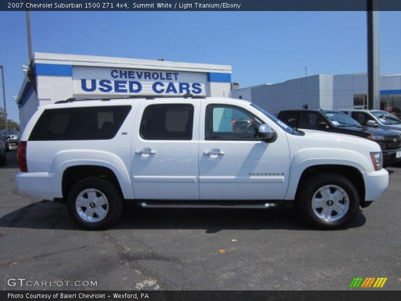 Summit White / Light Titanium/Ebony 2007 Chevrolet Suburban 1500 Z71 4x4