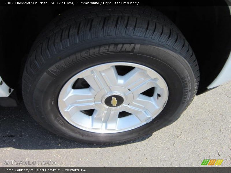 Summit White / Light Titanium/Ebony 2007 Chevrolet Suburban 1500 Z71 4x4
