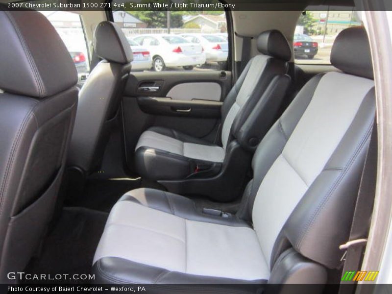 Summit White / Light Titanium/Ebony 2007 Chevrolet Suburban 1500 Z71 4x4