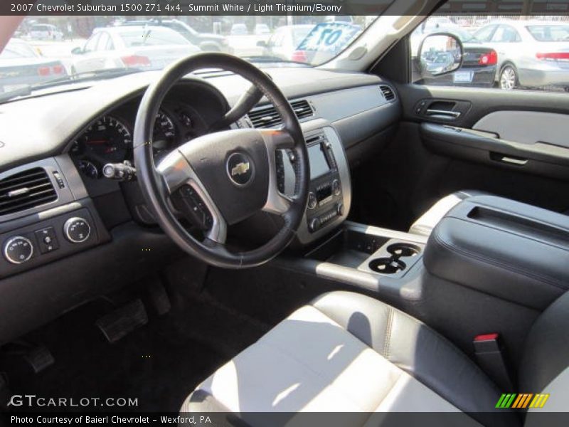 Summit White / Light Titanium/Ebony 2007 Chevrolet Suburban 1500 Z71 4x4