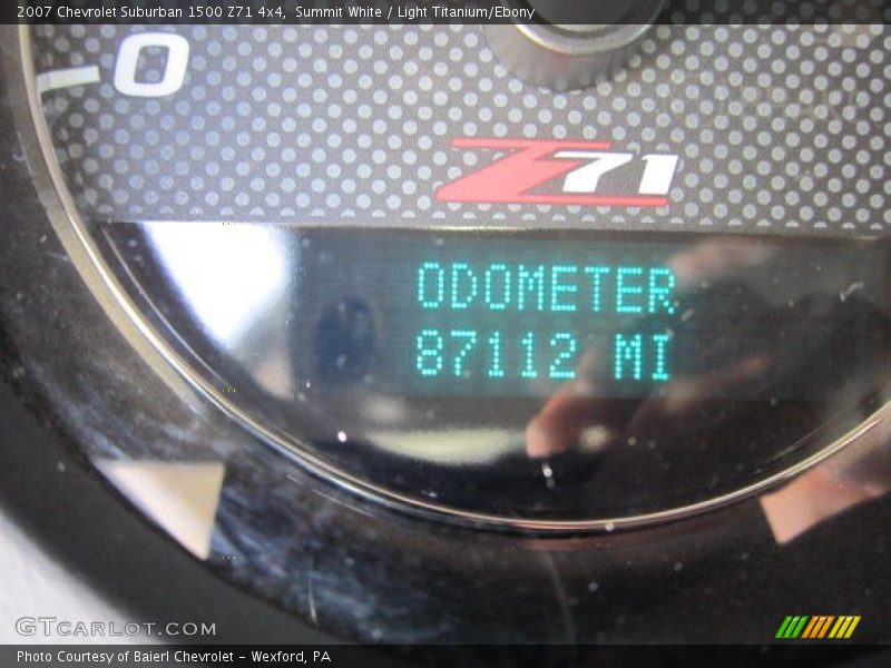 Summit White / Light Titanium/Ebony 2007 Chevrolet Suburban 1500 Z71 4x4