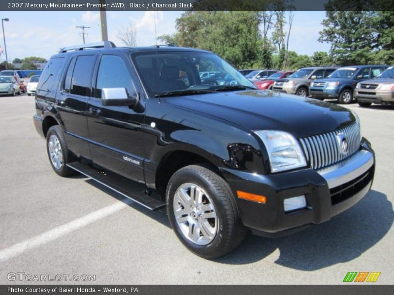 Black / Charcoal Black 2007 Mercury Mountaineer Premier AWD