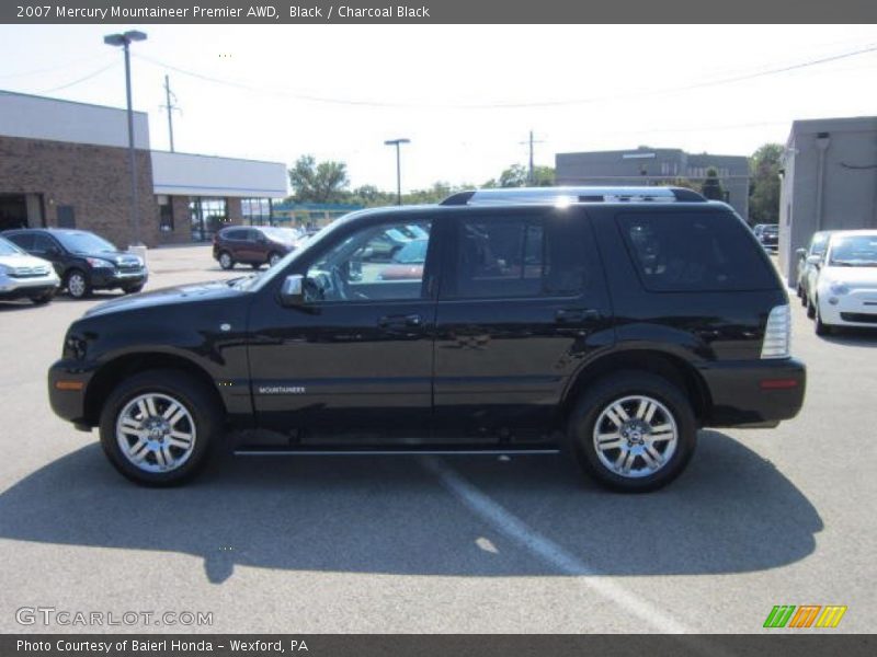 Black / Charcoal Black 2007 Mercury Mountaineer Premier AWD