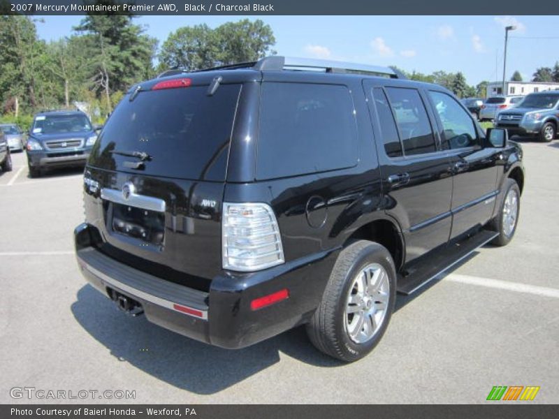 Black / Charcoal Black 2007 Mercury Mountaineer Premier AWD